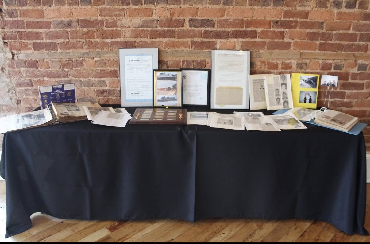 60 Years of Service Display