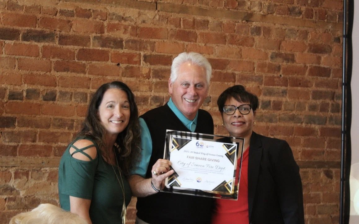 City of Seneca Fire Dept. - Fair Share Giving Award