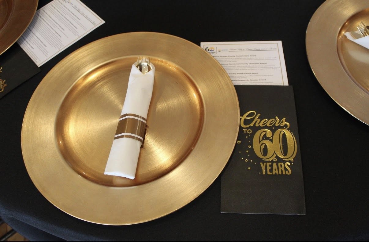 60th Anniversary Luncheon Tables