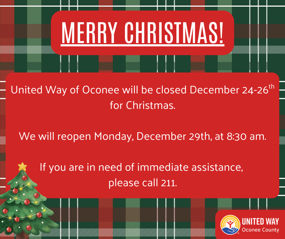 Closed December 24,25,26