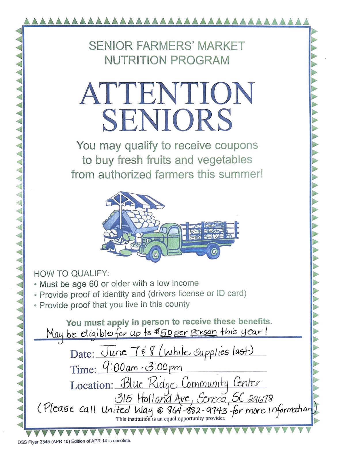 Farmer's Market Flyer