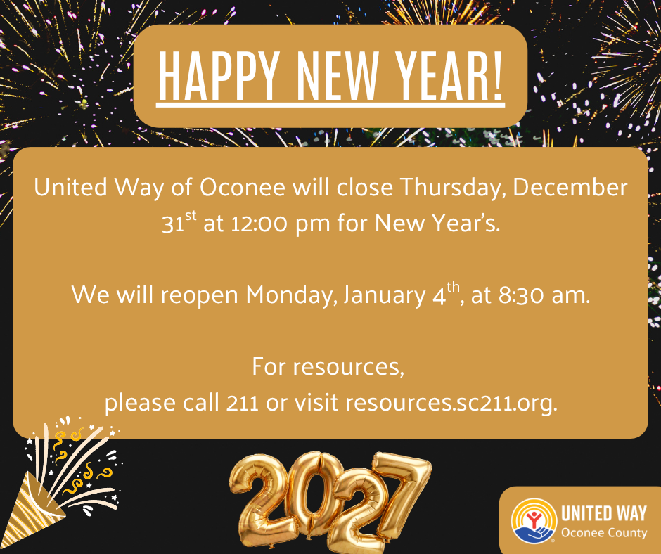 Closing at 12:30 pm on 12/31/26, reopening 1/4/27 at 8:30 am