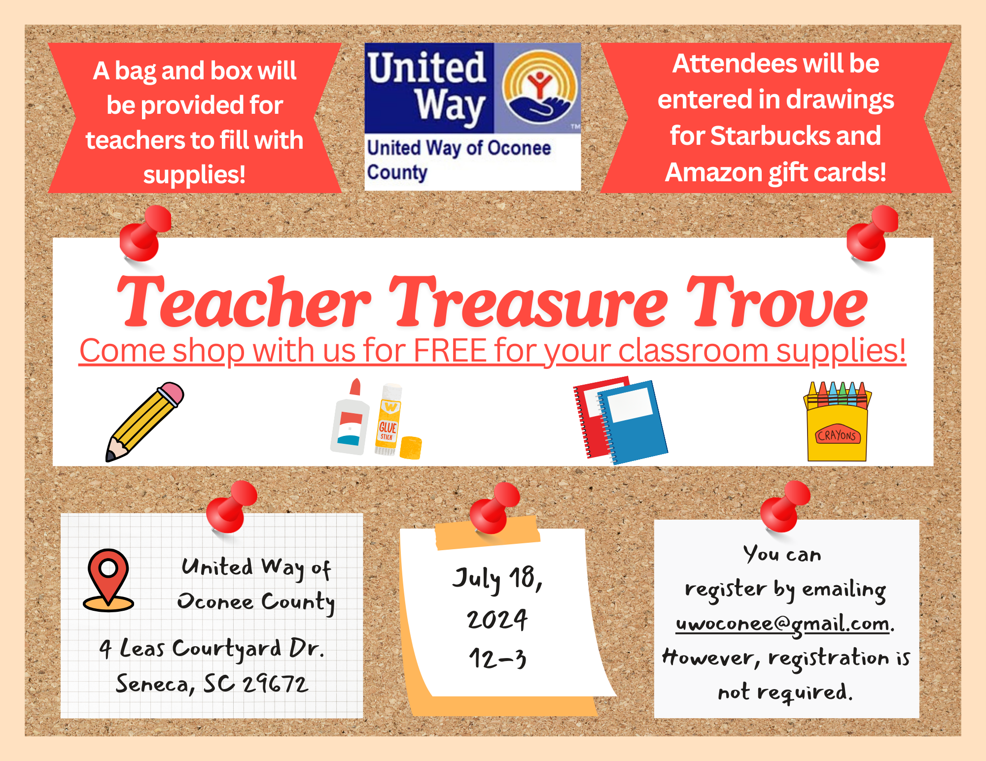 Teacher Treasure Trove Flyer